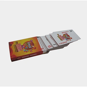 Factory custom poker card design printing cards printing poker card with plastic film