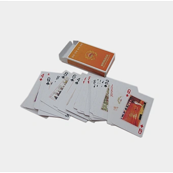 Factory custom poker card design printing cards printing poker card with plastic film